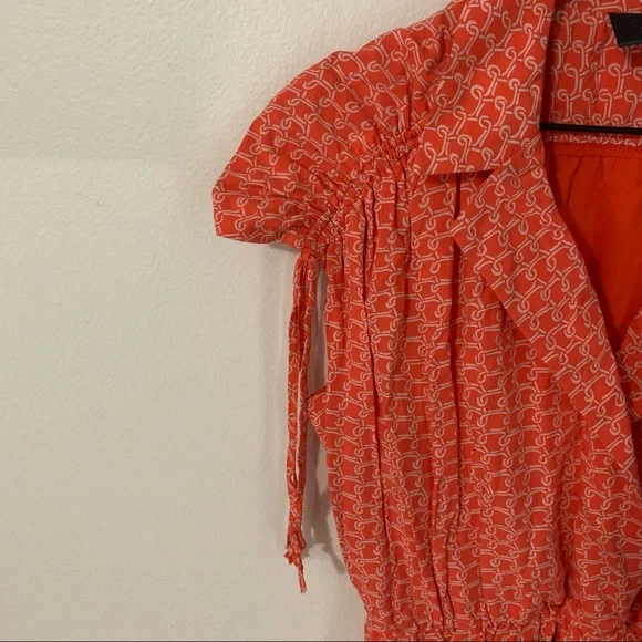 ANTHROPOLOGIE Maeve Carlotta Ruched Shirt Dress XS - Picture 9 of 15